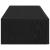 Raft de perete cu sertare negru 100x36x19 cm lemn prelucrat GartenMobel Dekor