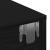 Raft de perete cu sertare negru 100x36x19 cm lemn prelucrat GartenMobel Dekor
