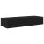Raft de perete cu sertare negru 100x36x19 cm lemn prelucrat GartenMobel Dekor