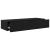 Raft de perete cu sertare negru 100x36x19 cm lemn prelucrat GartenMobel Dekor