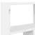 Raft cubic de perete cu 12 compartimente alb lemn prelucrat GartenMobel Dekor