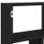 Raft cubic de perete cu 12 compartimente negru lemn prelucrat GartenMobel Dekor