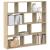 Raft cubic perete 12 compartimente stejar sonoma lemn prelucrat GartenMobel Dekor