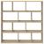 Raft cubic perete 12 compartimente stejar sonoma lemn prelucrat GartenMobel Dekor