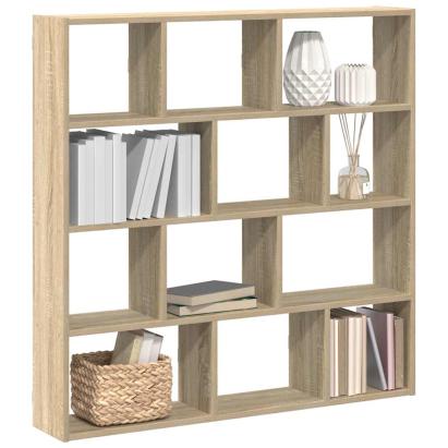 Raft cubic perete 12 compartimente stejar sonoma lemn prelucrat GartenMobel Dekor