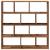 Raft cubic perete cu 12 compartimente lemn vechi lemn prelucrat GartenMobel Dekor
