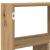 Raft cubic de perete cu 12 compartimente stejar artizanal lemn GartenMobel Dekor