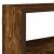 Raft cubic perete 7 compartimente stejar fumuriu lemn prelucrat GartenMobel Dekor