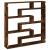 Raft cubic perete 7 compartimente stejar fumuriu lemn prelucrat GartenMobel Dekor