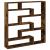 Raft cubic perete 7 compartimente stejar fumuriu lemn prelucrat GartenMobel Dekor