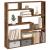 Raft cubic perete cu 7 compartimente lemn vechi lemn prelucrat GartenMobel Dekor
