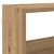Raft cubic de perete cu 7 compartimente stejar artizanal lemn GartenMobel Dekor