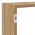 Raft cubic de perete cu 7 compartimente stejar artizanal lemn GartenMobel Dekor