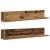 Rafturi perete 2 buc. lemn vechi 100x16,5x16,5cm lemn prelucrat GartenMobel Dekor