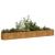 Jardinieră Rusty 360x40x40 cm Oțel rezistent la intemperii GartenMobel Dekor