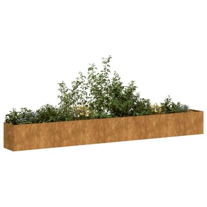 Jardinieră Rusty 360x40x40 cm Oțel rezistent la intemperii GartenMobel Dekor