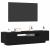 Cabinet TV Negru 160 x 35 x 40 cm Lemn compozit GartenMobel Dekor