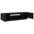 Cabinet TV Negru 160 x 35 x 40 cm Lemn compozit GartenMobel Dekor