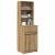 Noptiera Artisan Stejar 39x35x125 cm Lemn prelucrat GartenMobel Dekor