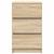 Noptiera cu 3 sertare Stejar Sonoma 39x35x65 cm GartenMobel Dekor