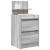 Noptiera cu 2 sertare Gri Sonoma 38x34x80 cm GartenMobel Dekor