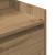 Noptiera cu 2 sertare Artisan Stejar 38x34x80 cm GartenMobel Dekor