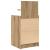 Noptiera cu 2 sertare Artisan Stejar 38x34x80 cm GartenMobel Dekor