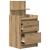 Noptiera cu 2 sertare Artisan Stejar 38x34x80 cm GartenMobel Dekor