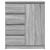 Bufetă cu sertare Gri Sonoma 71x35x84 cm Lemn prelucrat GartenMobel Dekor