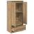 Dulap cu sertar Artisan Stejar 55,5x34x119,5 cm lemn prelucrat GartenMobel Dekor
