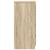 Bufetă cu sertare Stejar Sonoma 37,5x35x99 cm Lemn prelucrat GartenMobel Dekor