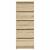 Bufetă cu sertare Stejar Sonoma 37,5x35x99 cm Lemn prelucrat GartenMobel Dekor