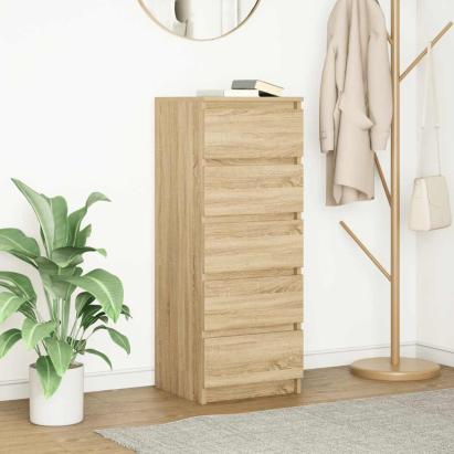 Bufetă cu sertare Stejar Sonoma 37,5x35x99 cm Lemn prelucrat GartenMobel Dekor