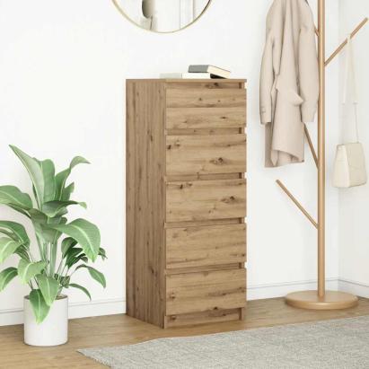 Bufetă cu sertare Stejar Artisan 37,5x35x99 cm Lemn prelucrat GartenMobel Dekor