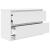 Dulap TV alb 80x35x54 cm lemn prelucrat GartenMobel Dekor