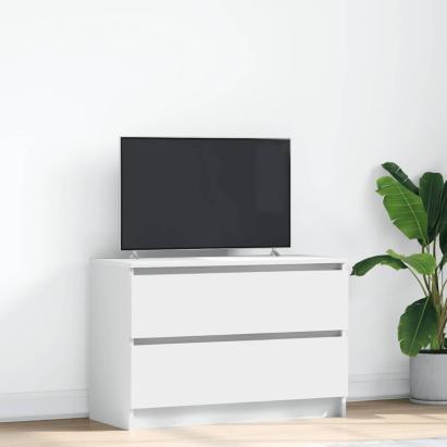 Dulap TV alb 80x35x54 cm lemn prelucrat GartenMobel Dekor