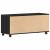 Cabinet TV Negru 90 x 35 x 35 cm Lemn compozit GartenMobel Dekor
