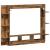 Cabinet TV Pe perete Lemn vechi 152 x 22 x 113 cm Lemn compozit GartenMobel Dekor