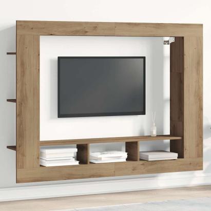 Cabinet TV stejar artizanal 152 x 22 x 113 cm Lemn compozit GartenMobel Dekor