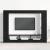 Cabinet TV Stejar negru 152 x 22 x 113 cm Lemn compozit GartenMobel Dekor