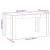 Masă de dining Stejar negru 140 x 74.5 x 76 cm Lemn compozit GartenMobel Dekor