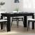Masă de dining Stejar negru 140 x 74.5 x 76 cm Lemn compozit GartenMobel Dekor