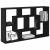 Raft de perete Stejar negru 85 x 16 x 52.5 cm Lemn compozit GartenMobel Dekor