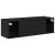 Cabinet TV 2 pcs Negru 100 x 30 x 30 cm Lemn compozit GartenMobel Dekor