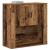 Dulap de perete cu ușă Lemn vechi 80 x 33 x 80 cm Lemn compozit GartenMobel Dekor