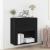 Dulap de perete Stejar negru 80 x 33 x 80 cm Lemn compozit GartenMobel Dekor
