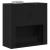 Dulap de perete Stejar negru 80 x 33 x 80 cm Lemn compozit GartenMobel Dekor