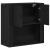 Dulap de perete Stejar negru 80 x 33 x 80 cm Lemn compozit GartenMobel Dekor