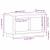Cabinet TV Lemn vechi 80 x 35 x 45 cm Lemn compozit GartenMobel Dekor