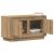 Cabinet TV stejar artizanal 80 x 35 x 45 cm Lemn compozit GartenMobel Dekor